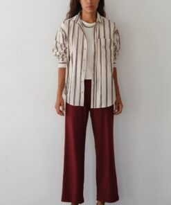 The Baby Rib Scallop Pant