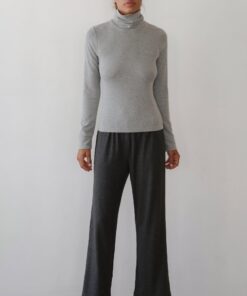 The Baby Rib Scallop Pant