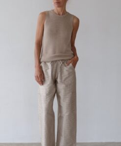 The Taffeta Drawstring Cargo Pant