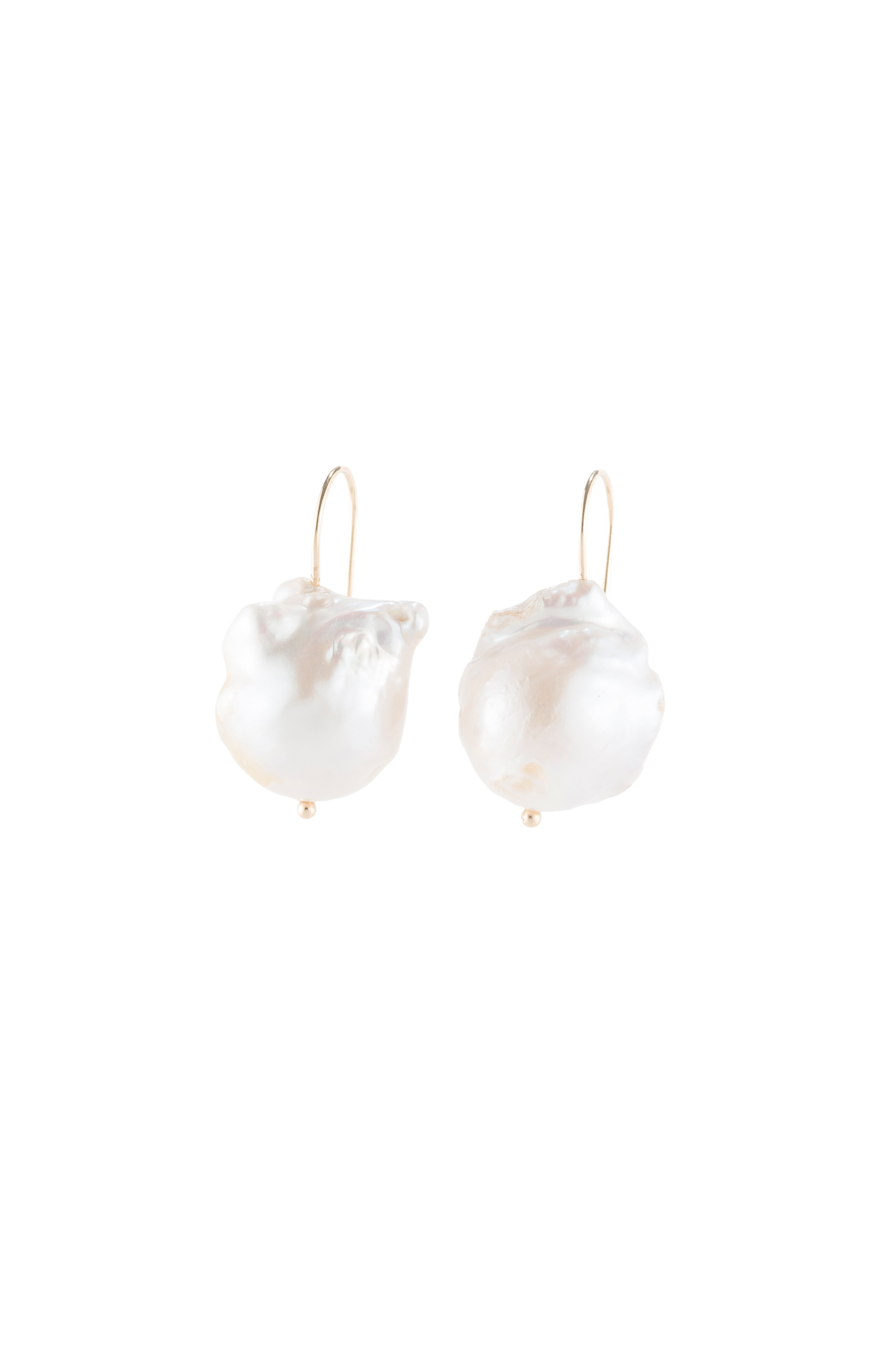 The June White Pearl Drop Earrings - Image 3